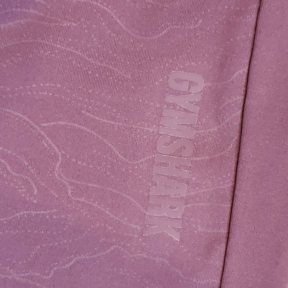 Gymshark Womens Eggplant Purple High Waist‎ Workout Leggings Size Medium - Picture 4 of 6